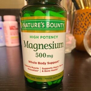 Nature’s Bounty Magnesium “whole body” 100 count